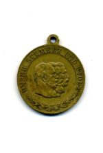 Bronze Medaille, Unsere Drei Kaiser des Jahres 1888 "Unser Schmerz und Stolz"