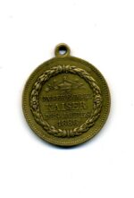 Bronze Medaille, Unsere Drei Kaiser des Jahres 1888 "Unser Schmerz und Stolz" – Bild 2