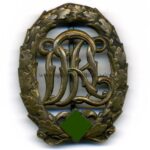 Reichssportabzeichen DRL in Bronze Hst. Ernst L. Müller, Pforzheim
