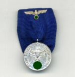 Wehrmacht Dienstauszeichnung 4. Klasse für 4 Jahre an Einzelspange