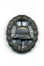 Verwundetenabzeichen schwarz 1918 durchbrochen