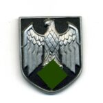Wehrmacht Heer Afrikakorps Adlerschild für den Tropenhelm