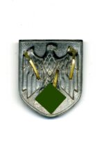 Wehrmacht Heer Afrikakorps Adlerschild für den Tropenhelm – Bild 2