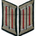 Wehrmacht Heer Paar Kragenspiegel Offizier der Artillerie