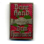 Abzeichen "Deine Hand dem Handwerk"