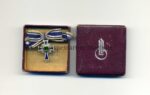 Miniatur Mutterkreuz 2.Stufe Silber, Herst. L/15 in LDO Schachtel 1. Form