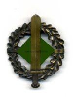 SA-Wehrabzeichen in Bronze (Sportabzeichen), Hst. "W. Redo Saarlautern"