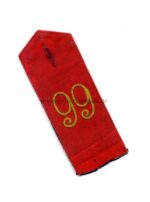 Preußen Einzel Schulterklappe für Mannschaften 2. Oberrheinisches Infanterie-Regiment Nr. 99