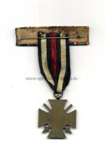 5er Feldspange mit angenähtem Ehrenkreuz für Frontkämpfer 1914/1918 – Bild 2