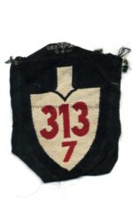 Reichsarbeitsdienst (RAD) Ärmelspaten für Mannschaften, Abteilung 313/7