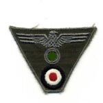 Wehrmacht Mützenabzeichen Trapez für M43 Feldmütze