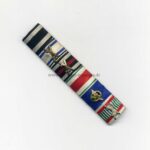 6er Feldspange eines Veteranen des Ersten Weltkrieges mit 25 Jahre Polizei Dienstauszeichnung