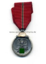Ostmedaille, Winterschlacht im Osten 1941/42, Hst. 85 - "Julius Pietsch, Gablonz"