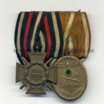 2er Ordensspange, Ehrenkreuz für Frontkämpfer und Schutzwall Ehrenzeichen