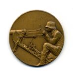 Medaille Siegermedaille Bronze Preisrichten 1930 16.Inf. Regt. 4.(M.G.) Kompanie