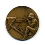 Medaille Siegermedaille Bronze Preisrichten 1929 16.Inf. Regt. 4.(M.G.) Kompanie