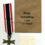 Kriegsverdienstkreuz 2. Klasse ohne Schwertern mit Verleihungstüte, Carl Poellath, Schrobenhausen