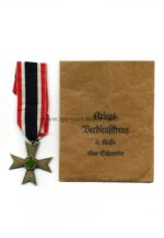 Kriegsverdienstkreuz 2. Klasse ohne Schwertern mit Verleihungstüte, Steinhauer & Lück, Lüdenscheid