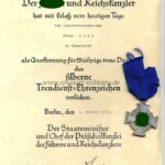 25 Jahre Treuedienste mit Urkunde