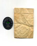 Verwundetenabzeichen 1939 in schwarz mit Verleihungstüte – Bild 2
