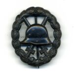 Verwundeten-Abzeichen für die Armee und Kolonialtruppen 1918 in schwarz (durchbrochen)