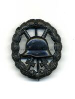 Verwundeten-Abzeichen für die Armee und Kolonialtruppen 1918 in schwarz (durchbrochen)
