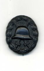 Verwundetenabzeichen für die Armee und Kolonialtruppen 1918 in Schwarz
