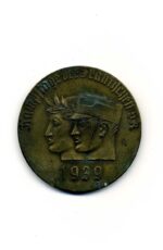 SA nichttragbare Teilnehmerplakette Kampftage der Fränkischen SA 1939 (3.Sieger)