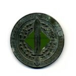 SA nichttragbare Teilnehmerplakette Kampftage der SA-Gruppe Franken 1938 (3.Sieger)