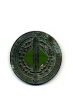 SA nichttragbare Teilnehmerplakette Kampftage der SA-Gruppe Franken 1938 (3.Sieger)