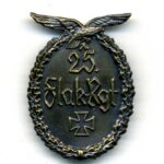 Luftwaffe Blechabzeichen 25. Flak-Regiment