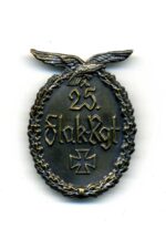 Luftwaffe Blechabzeichen 25. Flak-Regiment