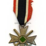Kriegsverdienstkreuz 2. Klasse 1939 mit Schwertern, Hst. 101 – Rudolf Tham, Gablonz