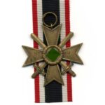 Kriegsverdienstkreuz 2. Klasse 1939 mit Schwertern, Hst. 83 – Emil Peukert, Gablonz