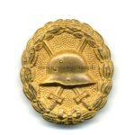 Verwundetenabzeichen in Gold 1918