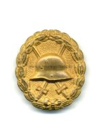 Verwundetenabzeichen in Gold 1918