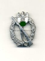 Infanterie Sturmabzeichen Silber, "Pillow Crimp"