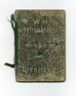 WH Festungsbau Dienstbuch Atlantikwall (Selten)