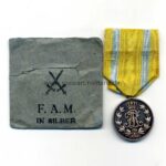 Sachsen Friedrich-August-Medaille in Silber mit Tüte
