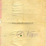 Urkunde Infanterie-Sturmabzeichen 10./ Inf.Rgt.44