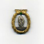 Minensucherkriegsabzeichen Schwerin Berlin Buntmetall