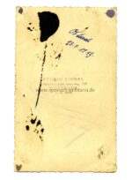 Portrait Kriegsmarine Unteroffizier Küstenartillerie Postkartenformat in Oostende – Bild 2