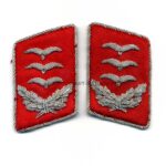 Luftwaffe Paar Kragenspiegel Hauptmann Flakartillerie