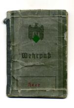 Wehrpass Heer 1.Form Puch/Pfaffenhofen (Nürnberg) Landwehr (Reserve)