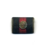 Feldspange für Medaille zur Erinnerung an den 1. Oktober 1938 (Sudetenland) mit Miniaturauflage