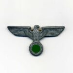 Mützenadler HJ Führerschirmmütze / SA Schaftmütze, Hst. RZM M1/50