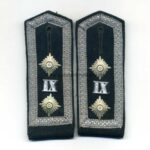 Wehrmacht frühe Schulterklappen für einen Oberfeldwebel im Wehrkreis IX