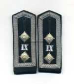 Wehrmacht frühe Schulterklappen für einen Oberfeldwebel im Wehrkreis IX