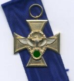 Polizei Dienstauszeichnung für 25 Jahre Mint