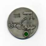 Nichttragbare Medaille 1936 Tag der Arbeit, 59,5mm sehr selten